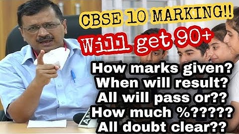 Marking scheme for class 10 2021 || New marking scheme after cancel of exams || cbse latest news