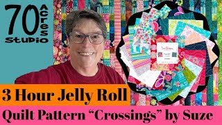 FAST & Amazing Jelly Roll Quilt. Part 1 Beginner Friendly