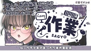 【作業雑談】ねこりすばたあし作業配信！動画編集/スケジュール作成etc.　【寝古理するは/Vtuber】