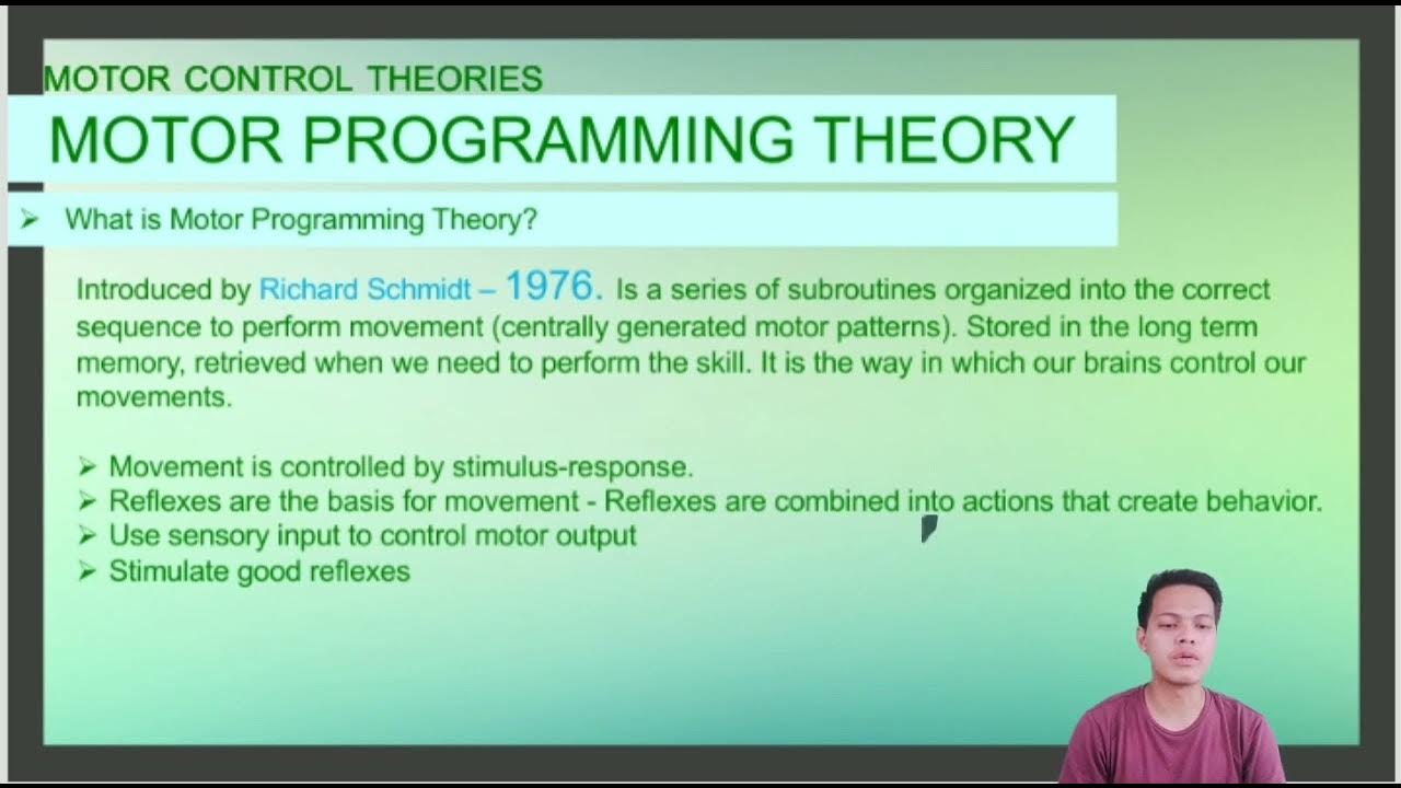 What is motor programming theory youtube
