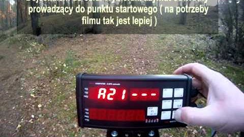 Rally computer 6.GPS Azimut - działanie trybu AZI oraz podstawowe funkcje trybu Distance