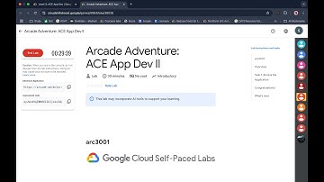 Arcade Adventure: ACE App Dev II | #qwiklabs | #ARC3001 | [With Explanation🗣️]