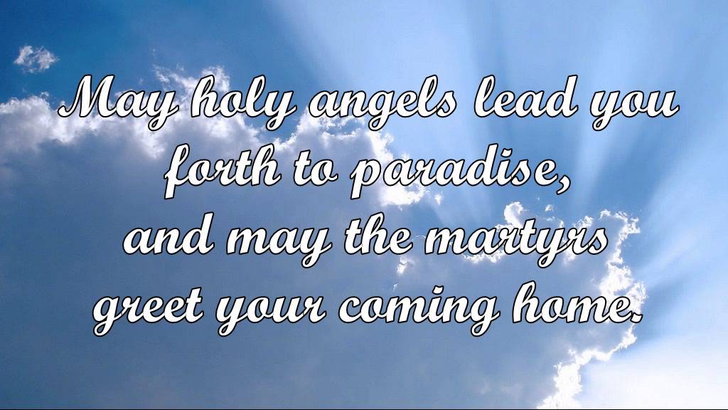 May Holy Angels Lead You (para. Ronald Krisman) - YouTube