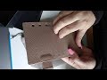Moterm a6 Luxe in taupe unboxing of the new un-stiffened design