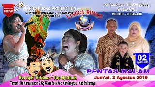 LIVE STREAMING SANDIWARA LINGGA BUANA Jum'at 2 Agustus 2019 PENTAS MALAM