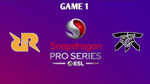 RRQ Hoshi vs Fnatic ONIC PH GAME 1 Snapdragon Pro Series Season 6