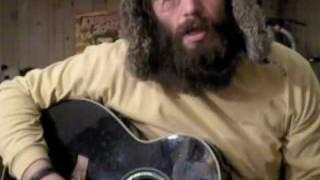 Video thumbnail of "okkervil river- westfall - ukulele/guitar/beard cover"