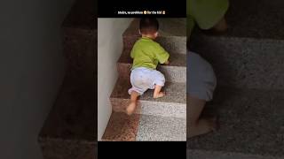 Stairs, no problem 😊 for the kid 👌