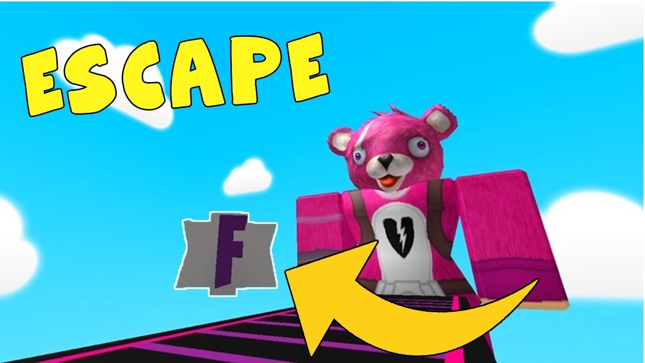 Escape Fortnite Obby Roblox Youtube - roblox escape fortnite obby games