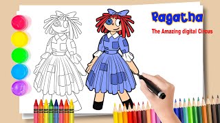 How to Draw Ragatha The Amazing Digital Circus : Drawing Tutorial