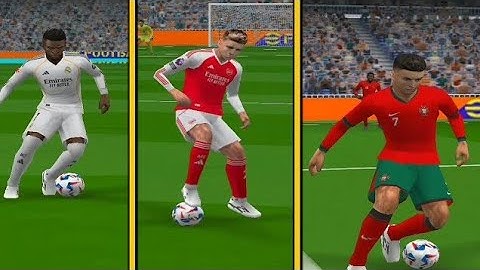 TOP BEST SKILLS AND TRICKS PES PPSSPP MOD PS5 CAMERA IN A MATCH!