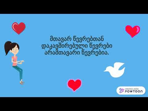 წინადადების მთავარი და არამთავარი წევრები