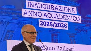 Speech by President of the Liguria Region, Stefano Balleari, at the inauguration of the academic ...