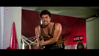 Ghayal Climax Scene: बाहर निकल कुत्ते! आज तेरी मौत सामने आयी है! Sunny Deol, Amrish Puri