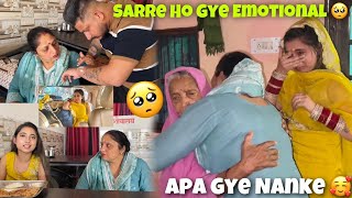 Apa Gye Nanke 🥰❤️| Sarre Ho Gye Emotional 😭 | PIND NANKA | Keep Support