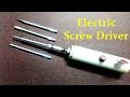 How to make an Electric Screwdriver at home - Easy way