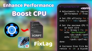 Resolve lag issues in Free Fire - Improve CPU performance +90 FPS
