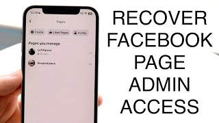 How To Recover Admin Access For FaceBook Page! (2023) screenshot 5