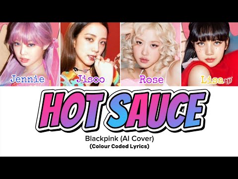 AI Cover Blackpink Sing Hot Sauce By Babymonster Colour Coded Lyrics 