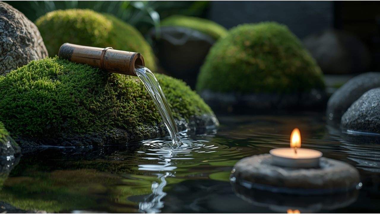 Relax Your Mind Fast – Bamboo Water Fountain Meditation Music