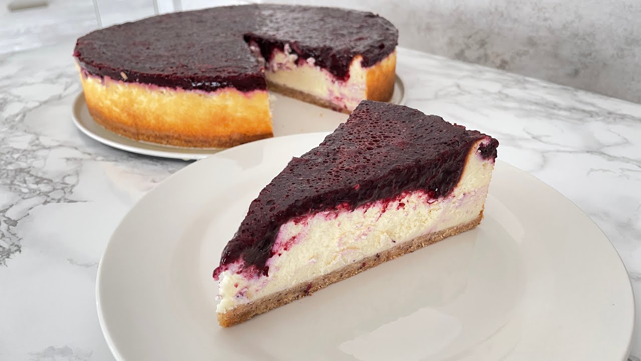 Heidelbeer Cheesecake 👌 Böğürtlenli Cheesecake 🔝 YouTube