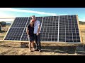 DIY Off-Grid Cheap and Easy Solar Panel Ground Mount Design Made of Wood for about $300.00 - Part 2