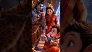 ganesh ji chale school #ganesh #animation #mahadev #shiv #shorts