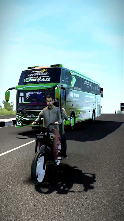 BASURI MARSHA AND THE BEAR NABILA #ets2 #basuri #bussimulatorindonesia #busmania