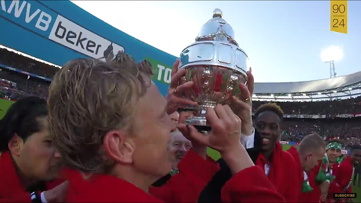 [Exclusive footage] Celebrations of the Feyenoord players after winning the Dutch Cup