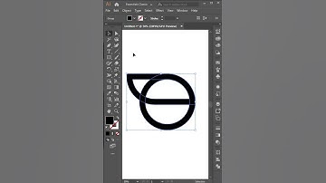 Logo design with shape builder tool #adoebillustrator #shorts