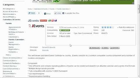 Joomla Video Tutorial: Joomla Components Intro