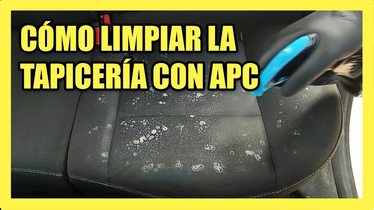 Detailing en 2 minutos - Limpiar la tapicería del coche con un APC 