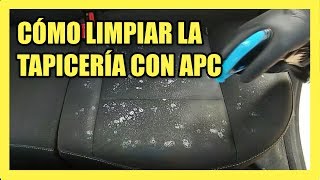 Detailing en 2 minutos - Limpiar la tapicería del coche con un APC