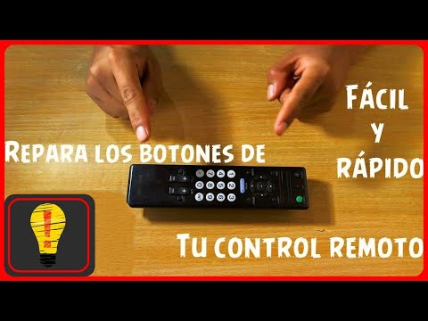 Video: Cómo Arreglar Los Botones De Tu Control Remoto