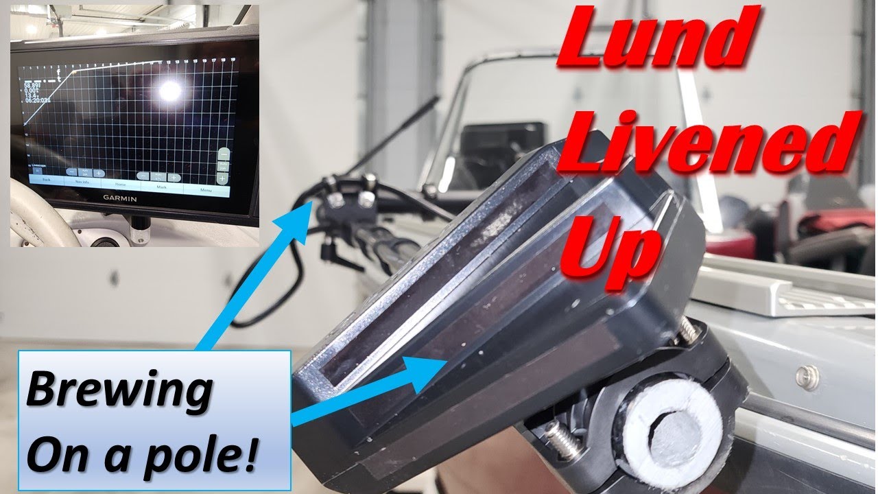 Lund Upgraded with Garmin Livescope on a Brew City Mount YouTube