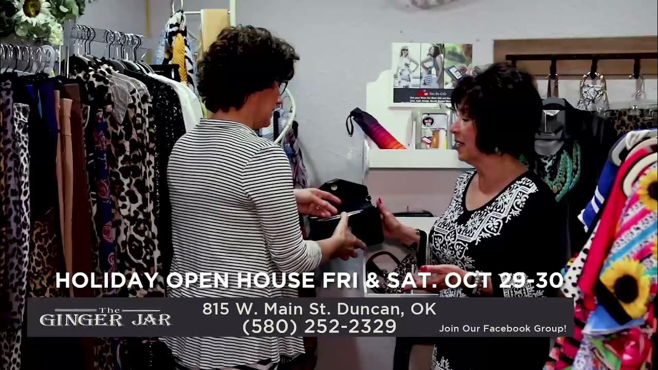 Ginger Jar of Duncan Holiday Open House Friday Oct. 29th & Sat. OCT