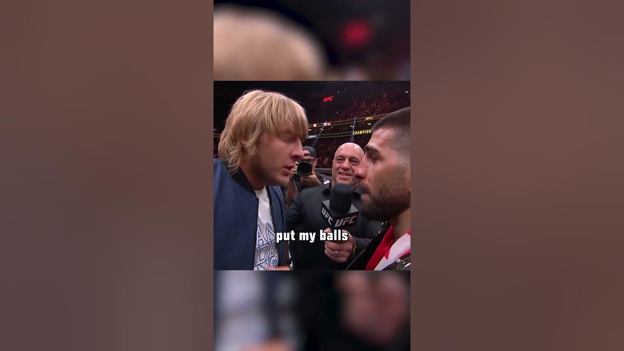 Ilia Topuria vs Paddy Pimblett face off!