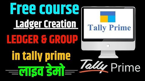 #3 Tally Prime- How to Create Ledger in Tally Prime | Step-by-Step Tutorial in Hindi|