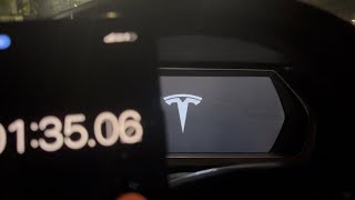 Black Instrument Cluster / Black Screen / Tesla Type S