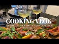 VLOG-Cooking with my friend Sharine, deliciosa receta de bruschetta con goat cheese &amp; peaches✨/GCTV