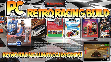RETRO RACING PC CAB BUILD - Retro Racing Lunatics - RetroFE - Fully Loaded "Controller" Edition
