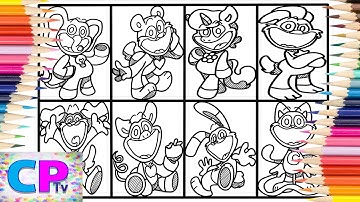 Smiling Critters Coloring Pages/Poppy Playtime/Smiling Critters/Syn Cole - Gizmo [NCS Release]