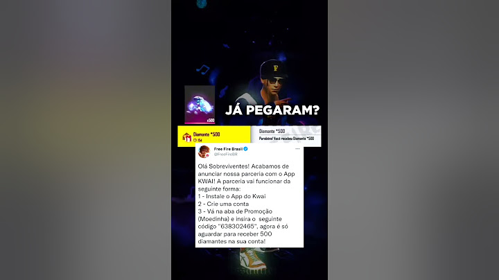 VOCÊ ACABA DE GANHAR 500 DIAMANTES NO FREE FIRE!! #shorts