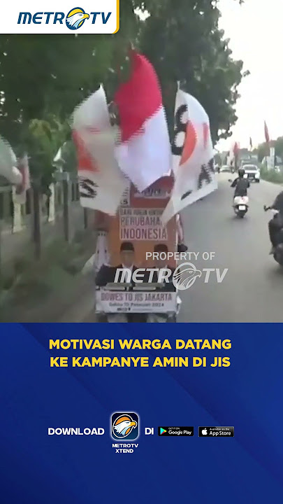 Motivasi Warga Datang ke Kampanye AMIN di JIS #shorts