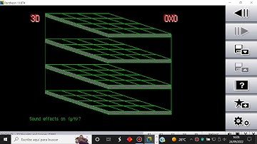 3D Noughts And Crosses - Sinclair QL - Pantheon 11.874 - Test Windows 10