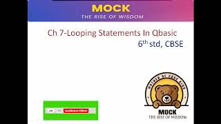#Computer#Textbook Answer #Ch 2-More l #Ch 6-Algorithms#Ch 7-Looping Statements In Qbasic  #Class6