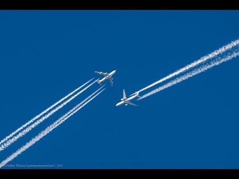 Лоб в лоб на самолете | Встречный на эшелоне | Мастерство пилотов