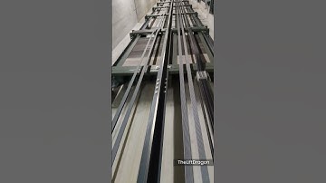 Fast 3m/s SCHINDLER 5500 MRL Lift - Shaft View