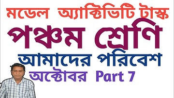 Model activity task class 5 Amader paribesh part 7