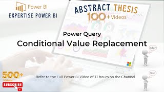 Learn Power BI: Power Query Conditional Replace Value AT131